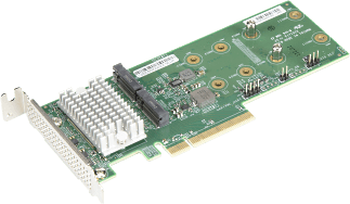 Адаптер Supermicro AOC-SLG3-2M2 для SSD M.2 PCI-e NVME (2260, 2280, 22110) Type M Key