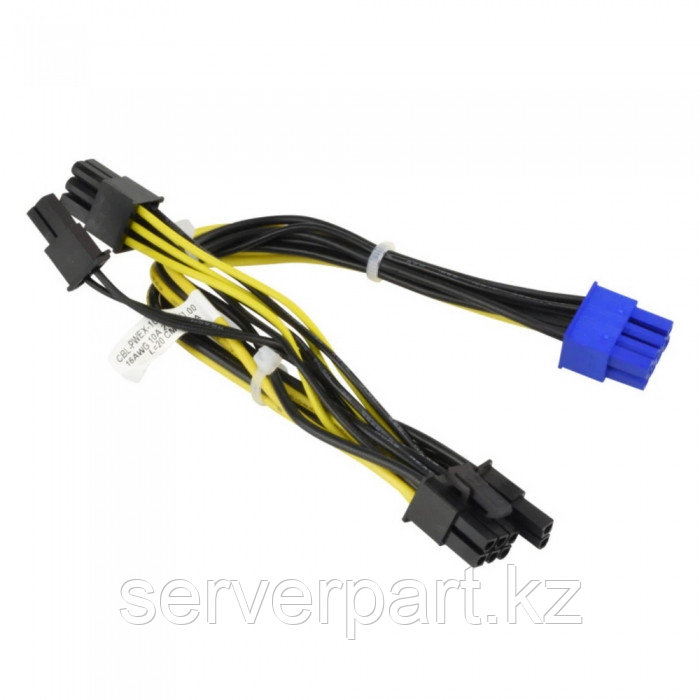 Кабель питания Supermicro PWYCB,GPU,2x4F/CPU to two (2x3F+2x1F)/PCIe,P4.2, 20CM,16/20A