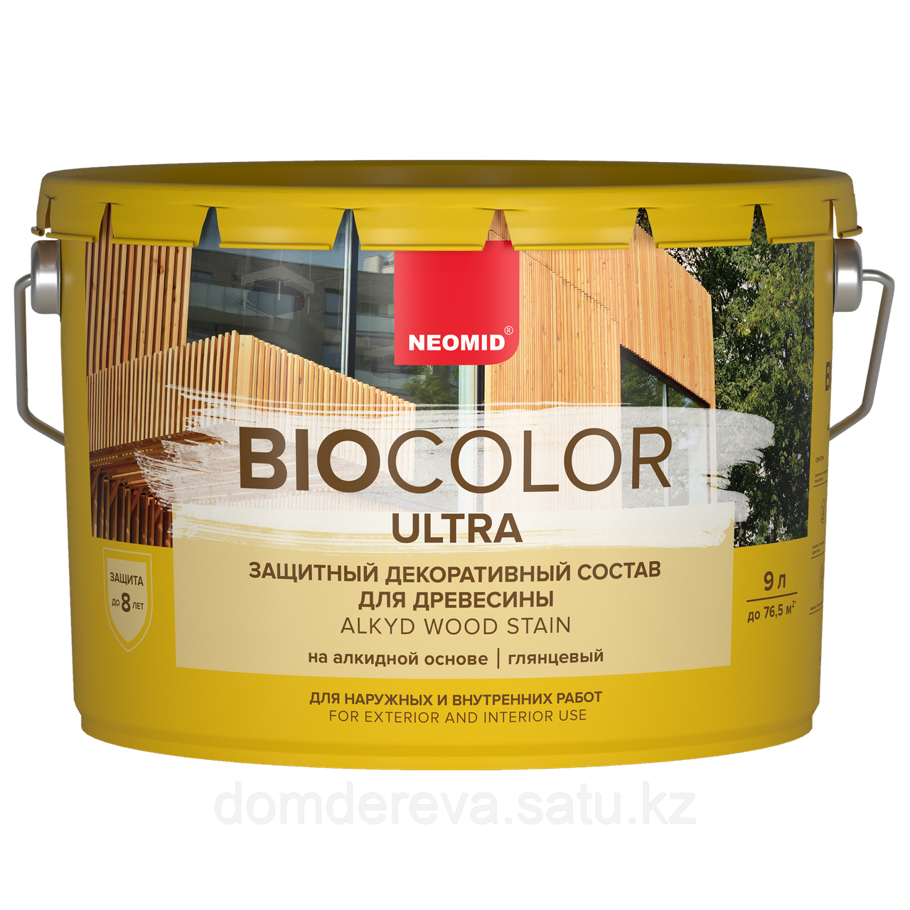 Защитная декоративная пропитка для древесины Neomid Bio Color Ultra | 2,7 л. - фото 1 - id-p61678723
