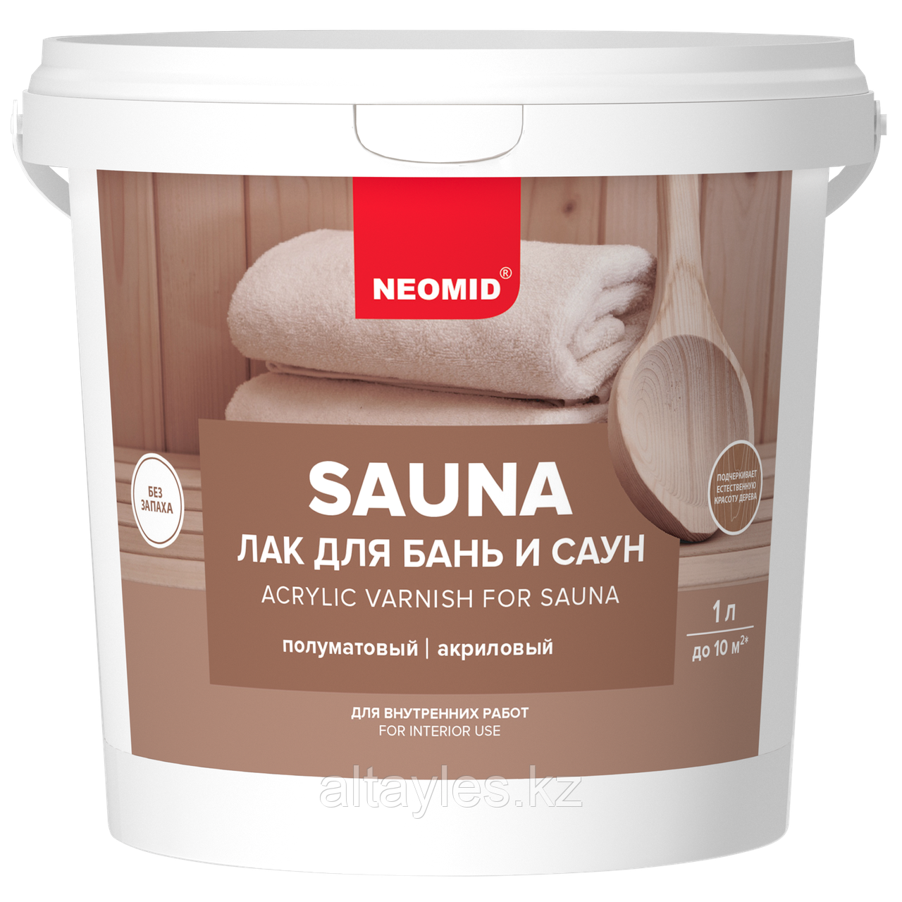 Лак для бань и саун Neomid Sauna | 2,5 л. - фото 1 - id-p61348202