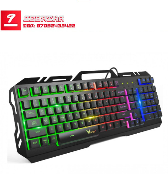 Игровая клавиатура K20 Mechanical Backlit Aura USB Wired Anti-Ghosting Gaming Keyboard. - фото 1 - id-p109533459