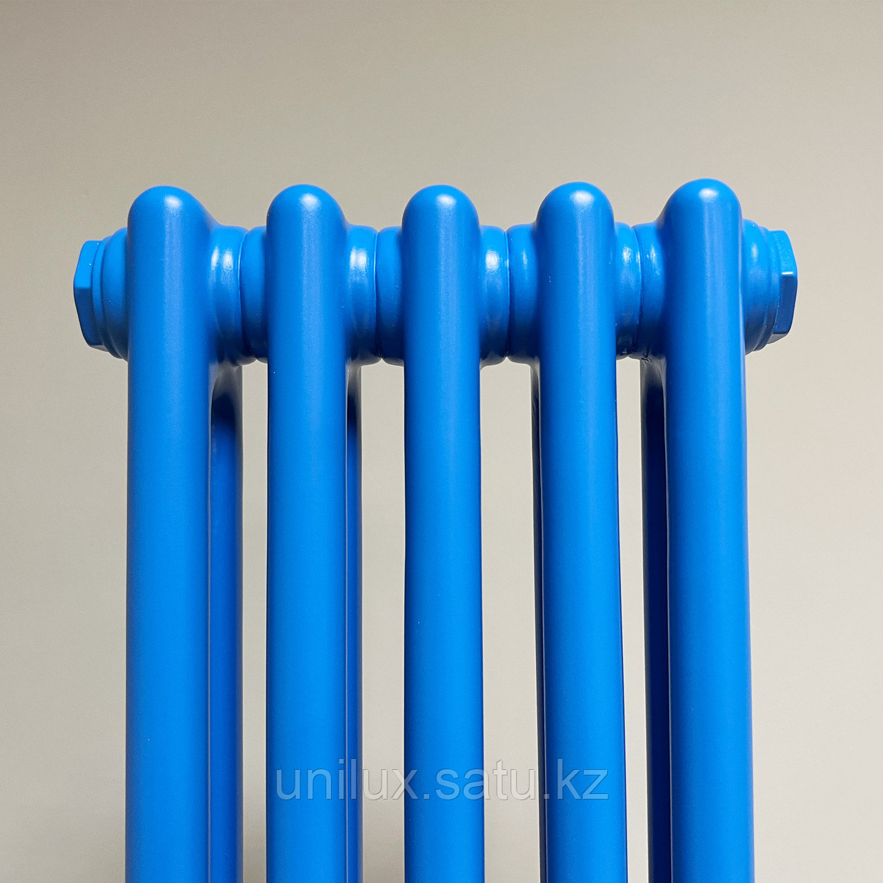 Радиатор 2x-трубчатый дизайнерский Unilux, 180см, 5 секций, 10 м², синий матовый - фото 6 - id-p109533778