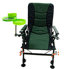 Раскладное кресло с подлокотниками Hong BO, с дополнительными аксессуарами, Green