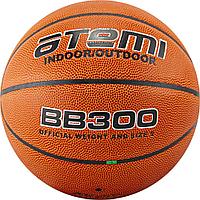Мяч баскетбольный Atemi, р.5, синтетическая кожа ПВХ, 8 панелей, BB300