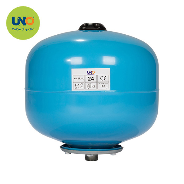 Вертикальный сферический бак UNO SF 24 литра, синий - фото 1 - id-p109537046