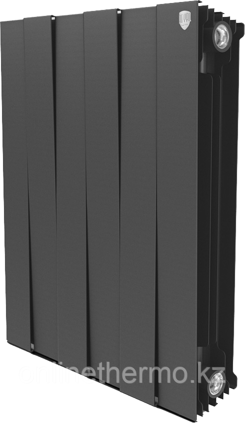 Радиатор биметаллический Pianoforte 200/100 Royal Thermo черный (РОССИЯ)