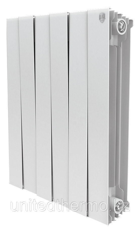Радиатор биметаллический Pianoforte 200/100 Royal Thermo белый (РОССИЯ), фото 1