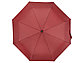 Зонт складной Cary, полуавтоматический, 3 сложения, с чехлом, бордовый, фото 6