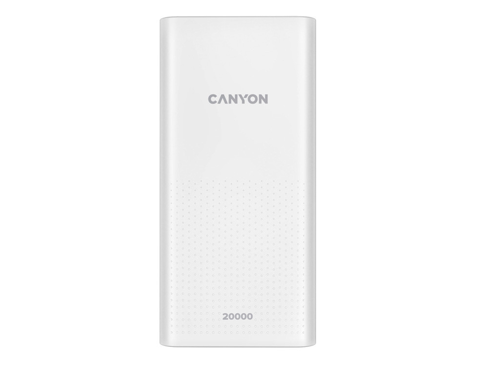 Портативный аккумулятор Canyon PB-2001 (CNE-CPB2001W), белый - фото 2 - id-p109657363
