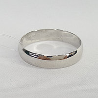 Обручальное кольцо из серебра Aquamarine 50347.5 покрыто родием коллекц. Love story