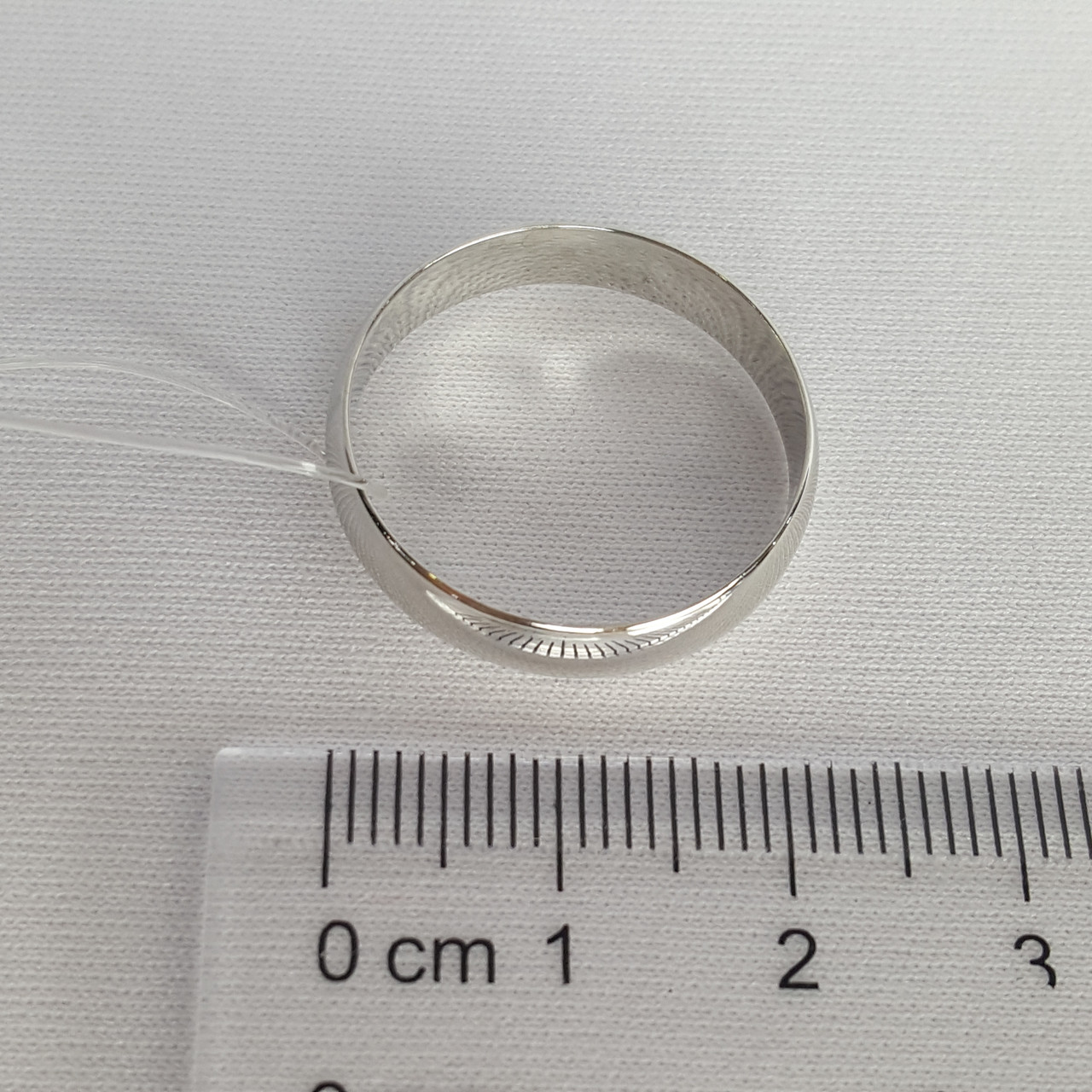 Обручальное кольцо из серебра Aquamarine 50347.5 покрыто родием коллекц. Love story - фото 3 - id-p83233018