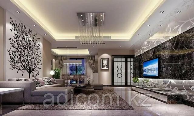 Профили и теневые плинтусы, натяжные потолки