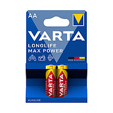 Батарейка VARTA Longlife Power Max Mignon 1.5V - LR6/AA 2 шт в блистере 2-002114 LR6/АА Longlife Power Max 2