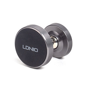 Автомобильный держатель для телефона LDNIO Magnetic MG08 Магнитный Алюминий+Силикон+ABS Чёрный 2-000850, фото 2