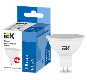 Лампа MR16 софит 9вт 6000к GU5.3