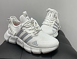 Белые лёгкие кроссовки Adidas 37-41, фото 2