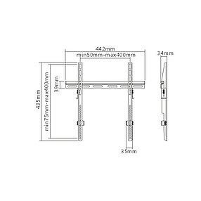 Кронштейн Brateck KL14-44F для ТВ и мониторов 32"-55" 2-000715, фото 2