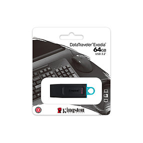 USB-накопитель Kingston DTX/64GB 64GB Чёрный 2-007640, фото 4