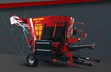 Кормосмеситель-раздатчик Fimaks вертикальный 6, 8,12 куб. м