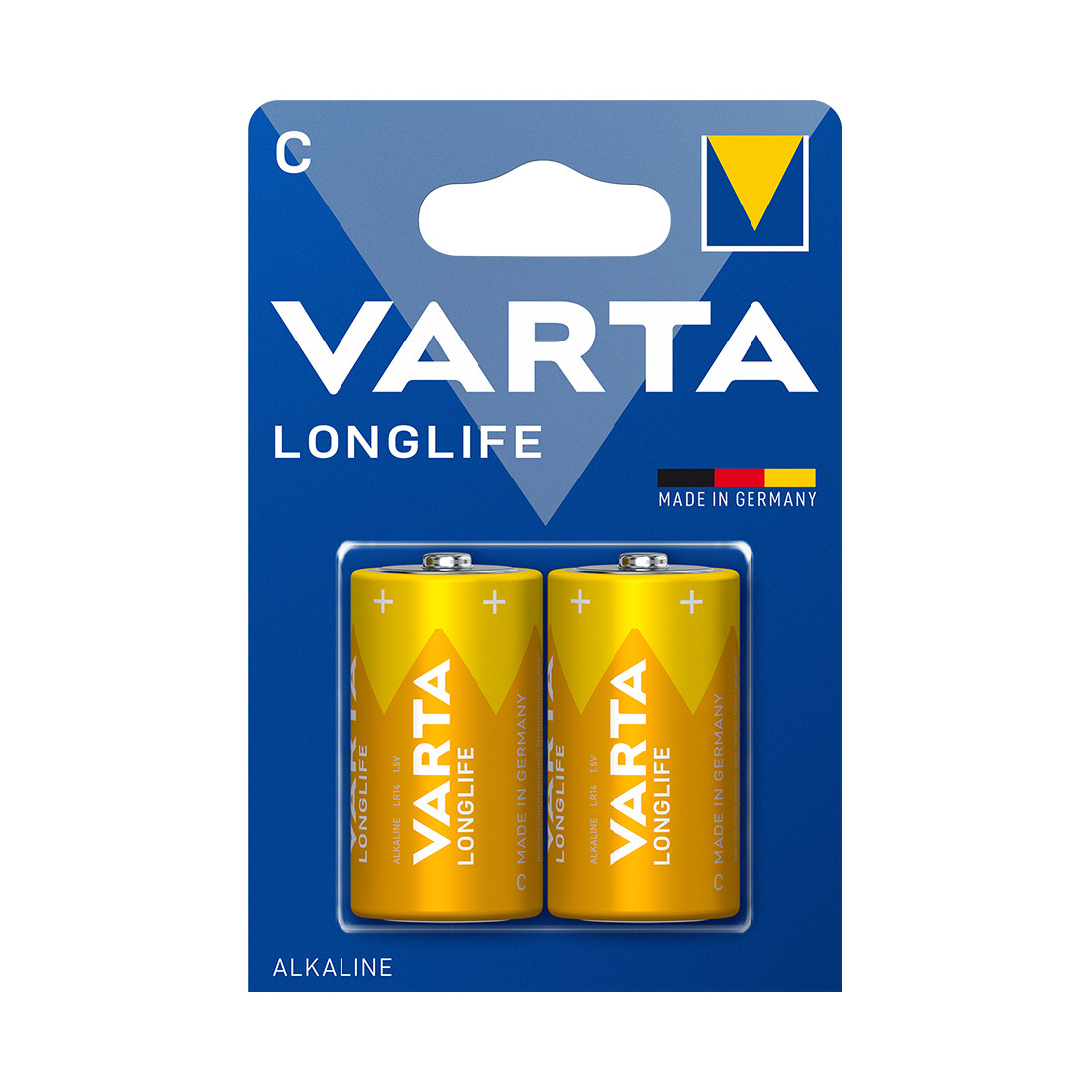 Батарейка VARTA Longlife Baby 1.5V - LR14/C 2 шт. в блистере 2-007360 LR14 Longlife - фото 1 - id-p109660587