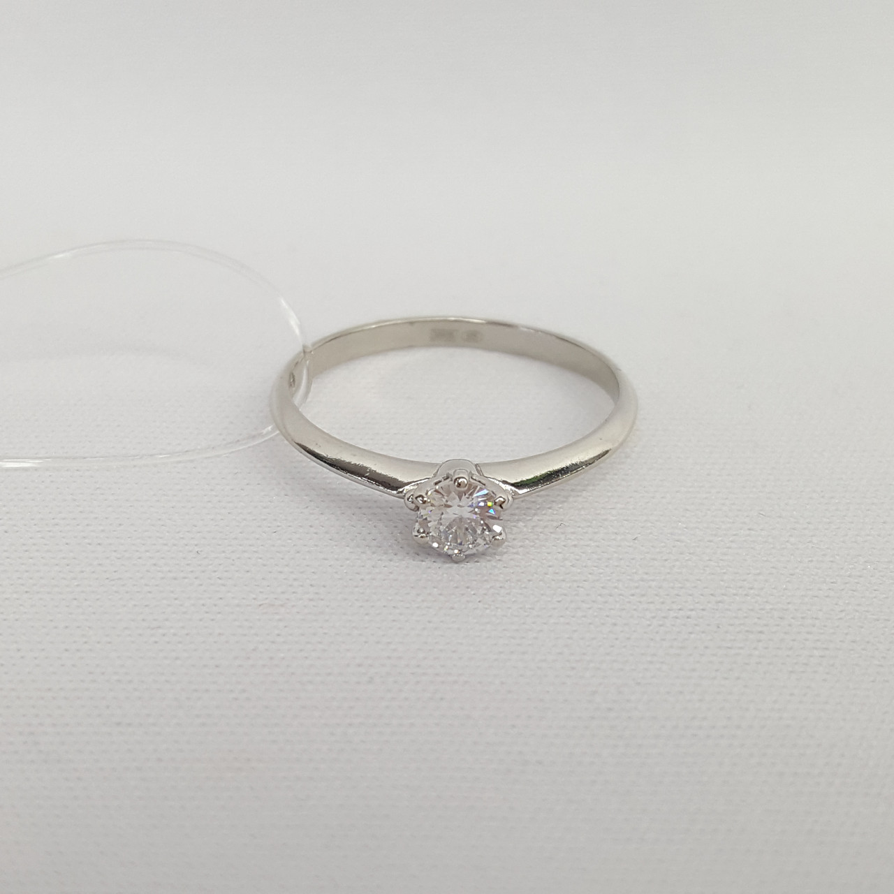 Кольцо из серебра с фианитом Diamant 94-110-01542-1 серебро с родием
