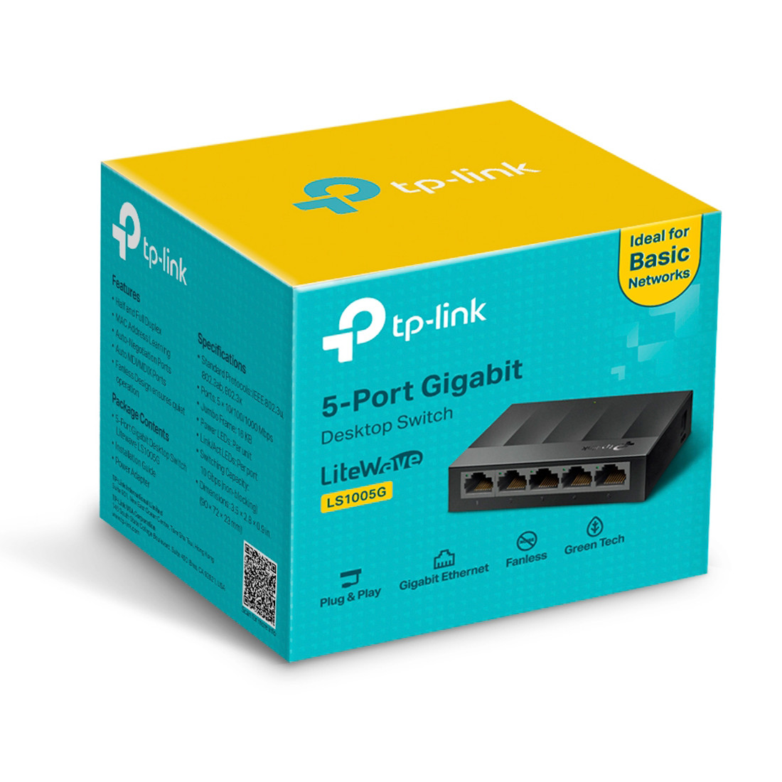 Коммутатор TP-Link LS1005G 2-002353 - фото 3 - id-p109659822