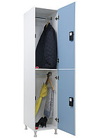ШКАФ ДЛЯ РАЗДЕВАЛОК WL 12-40 EL ГОЛУБОЙ/БЕЛЫЙ