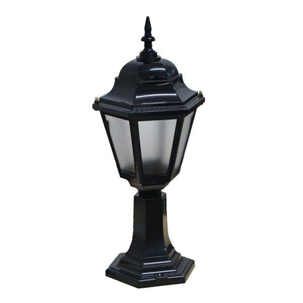 Уличный светильник на стойке NAPOLI PLASTIK BLACK шестигранник - фото 1 - id-p109667026