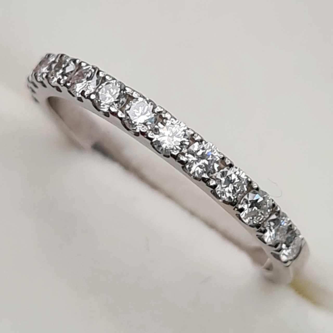 Золотое кольцо с бриллиантами 0.37Сt VS1/H, EX-Cut, 16.5 размер
