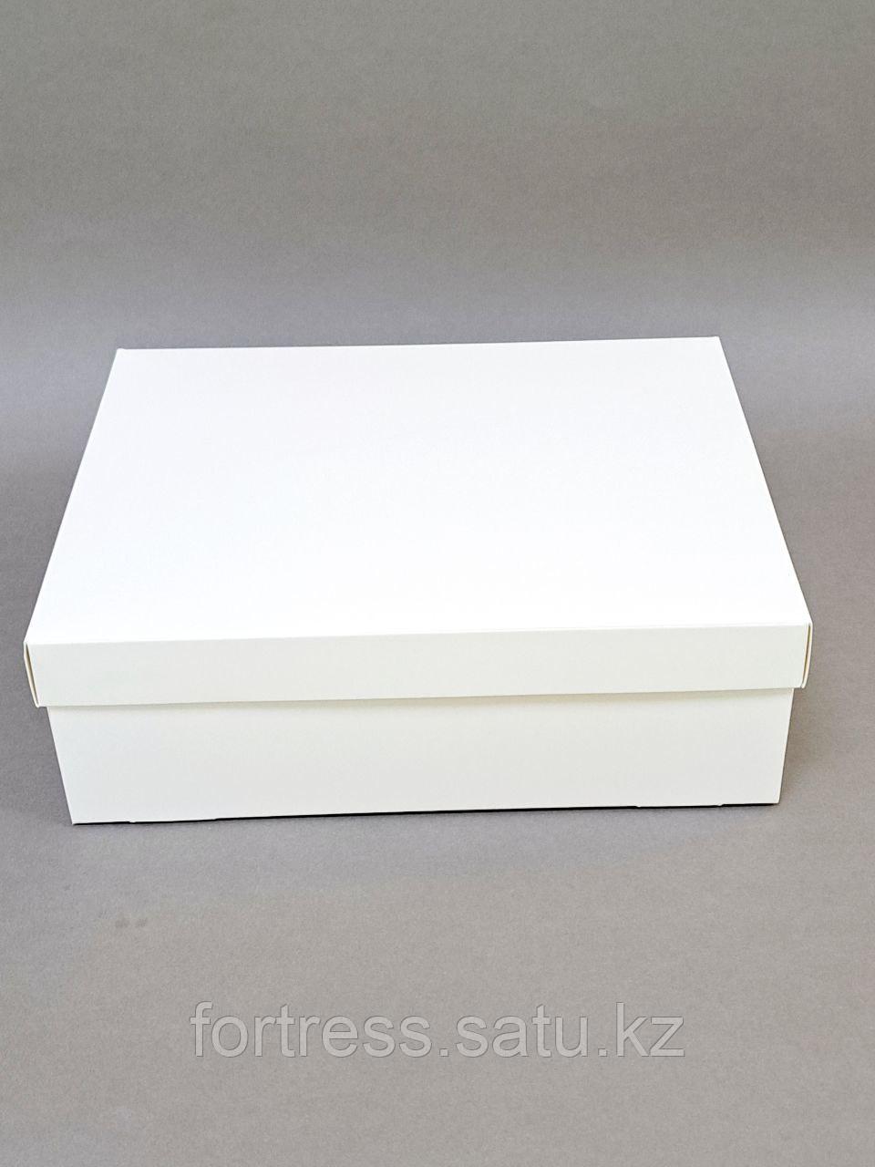 Коробка крышка+дно 23*18,5*7,5 см белая - фото 2 - id-p109668773