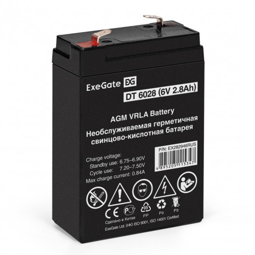 ExeGate DT 6028 сменные аккумуляторы акб для ибп (EX282946RUS) - фото 1 - id-p109718055