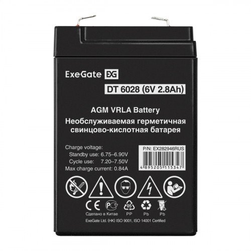 ExeGate DT 6028 сменные аккумуляторы акб для ибп (EX282946RUS) - фото 2 - id-p109718055