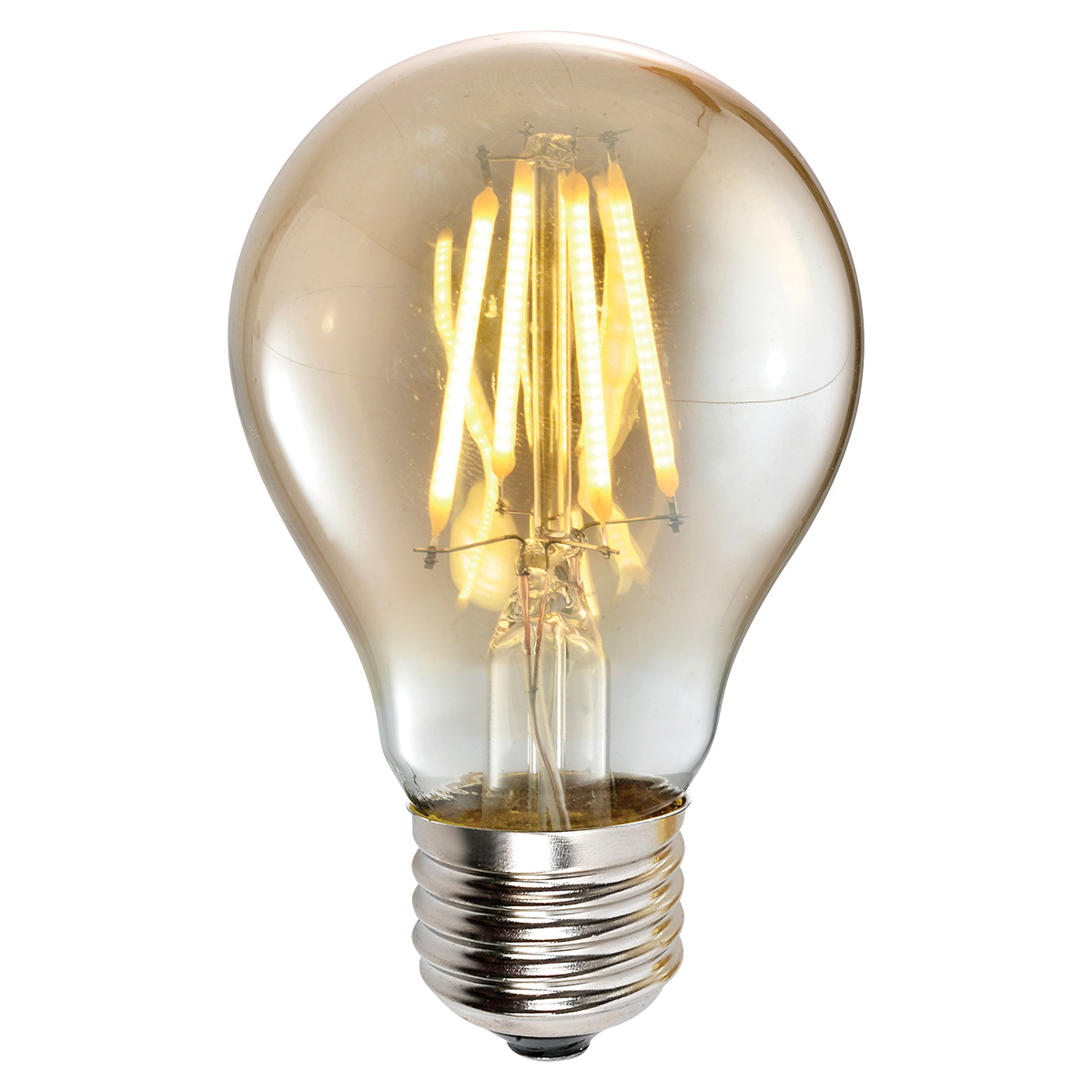 Лампа LED A60 4W AMBER E27 2700K