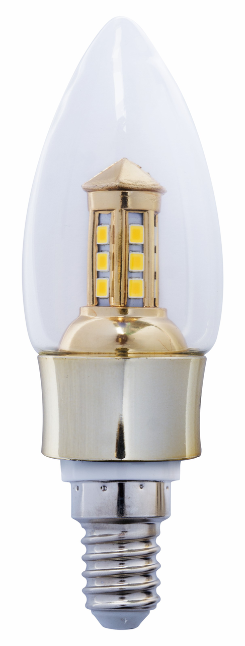 Лампа Dekor.C35 6W CLEAR E14 6000K