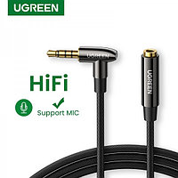 Audio(m) 3.5mm - Audio(f) 3.5mm, 3m кабелі. (ұзартқыш сым) AV188 (20496) MIC UGREEN