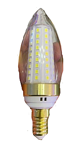 Лампа DekorC35 9W CLEAR E14 6000K