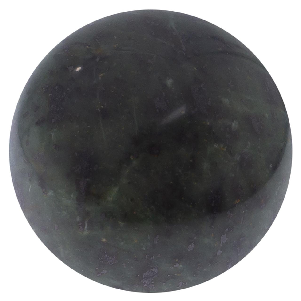 Шар из нефрита 5,5 см / шар нефритовый / шар для медитаций / каменный шарик - фото 1 - id-p104513760