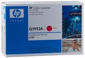 Картридж HP Q5953A, красный, На 10000 страниц для HP LaserJet 4700