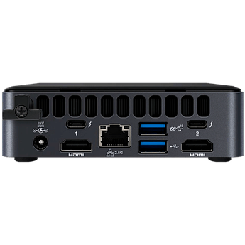 Intel® NUC 11 Pro Kit NUC11TNKi7, EU cord, i7 Processor with Irix Xe graphics, dual M.2 slot, 2xHDMI, 2x