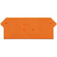 WAGO 280-326 торцевая и промежуточная пластина, оранжевая