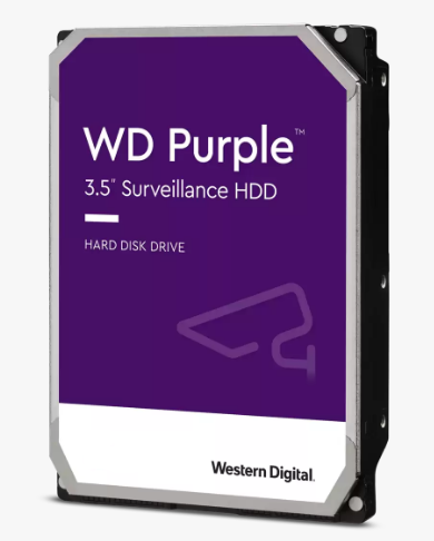 Диски HDD 4000 GB (4 TB) SATA-III Purple (WD40PURZ)
