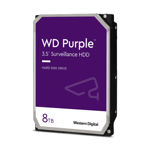 Диски HDD 8000 GB (8 TB) SATA-III Purple (WD84PURZ) - фото 1 - id-p109726299