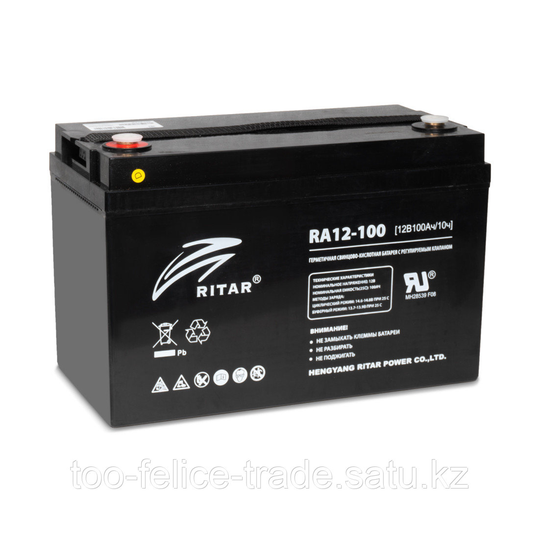 Аккумуляторная батарея Ritar RA12-100 12В 100 Ач - фото 1 - id-p109306930