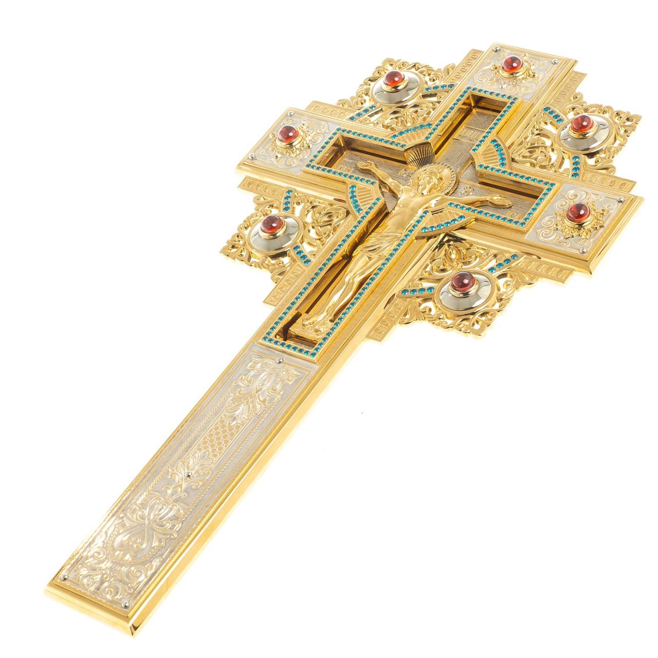 Православный настенный резной крест в подарочной упаковке Златоуст - фото 3 - id-p99284778