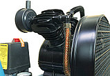 AC932100B Воздушный компрессор масл Sturm!, 2400 Вт,100л,370 л/мин,8 бар,манометр,рег.давл., ремень, фото 5