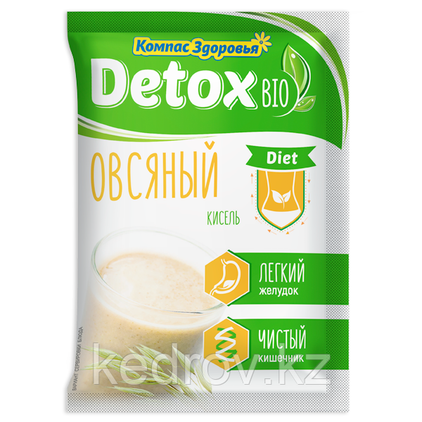 Кисель detox bio DIET овсяный 25 г., фото 1