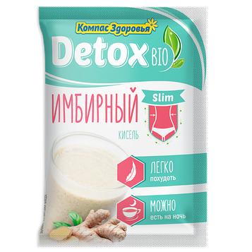 Кисель detox bio SLIM имбирный 25 г.