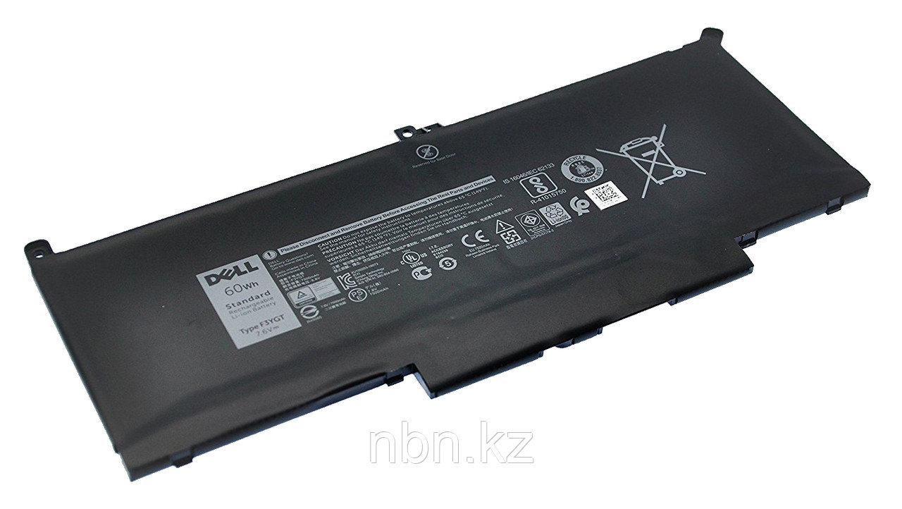 Батарея для ноутбука F3YGT для Dell Latitude 7280 / 7390 / 7.6v-7500mAh ORIGINAL - фото 1 - id-p109736706