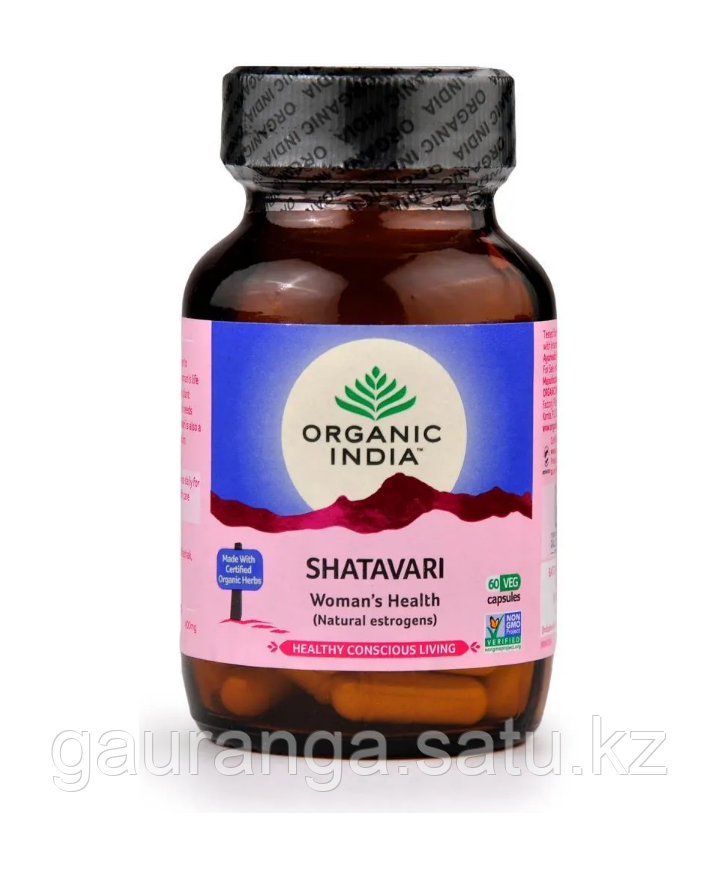 Шатавари Органик Индия / Shatavari Organic India 60 капс - женское здоровье