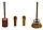 Бормашинка-гравер TEH с гибким валом и комплектом оснастки из 211 предметов, фото 8
